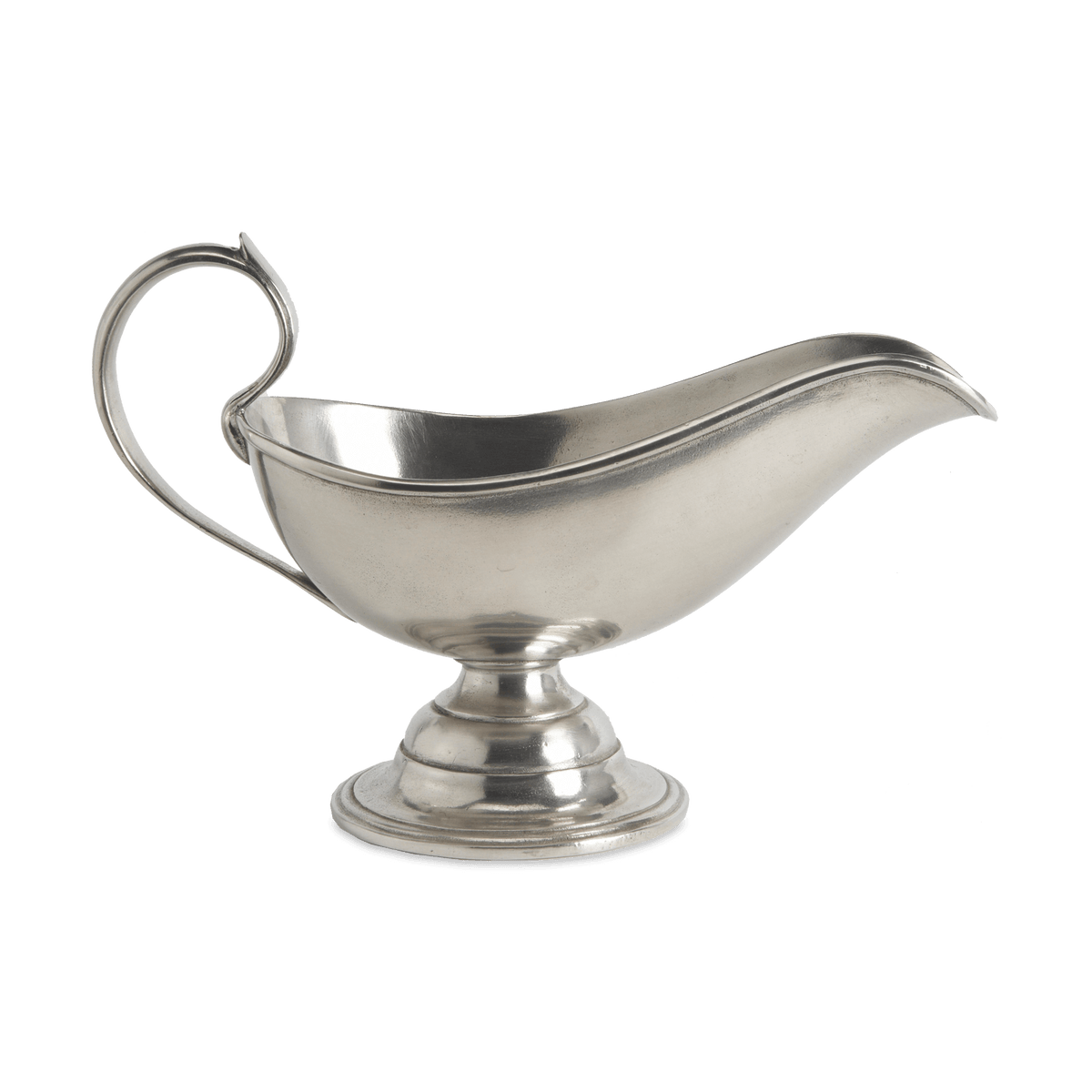 MATCH pewter gravy boat, Medium