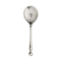 MATCH Large Taper engraved pewter spoon