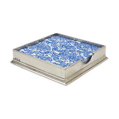 MATCH pewter luncheon napkin box, plain