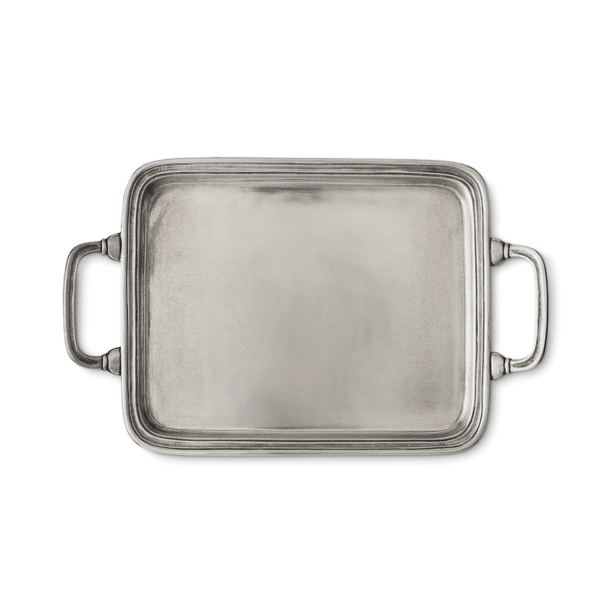 MATCH pewter rectangle tray with handles, Small