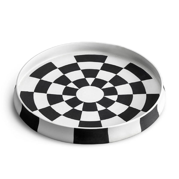 L'OBJET Damier Round Platter
