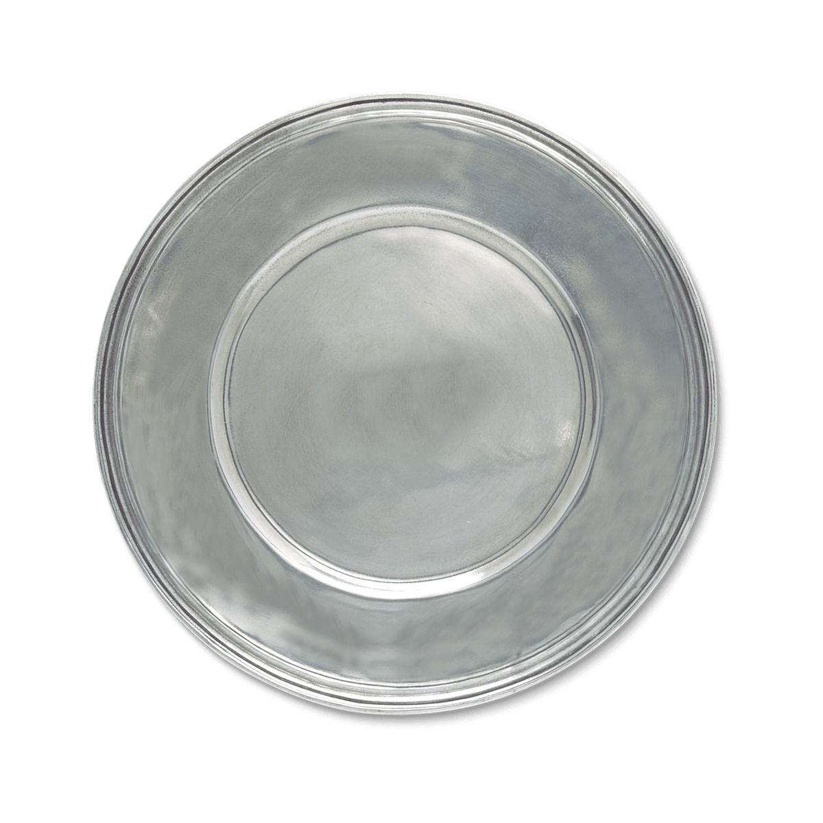 MATCH Scribed Rim pewter charger, Small
