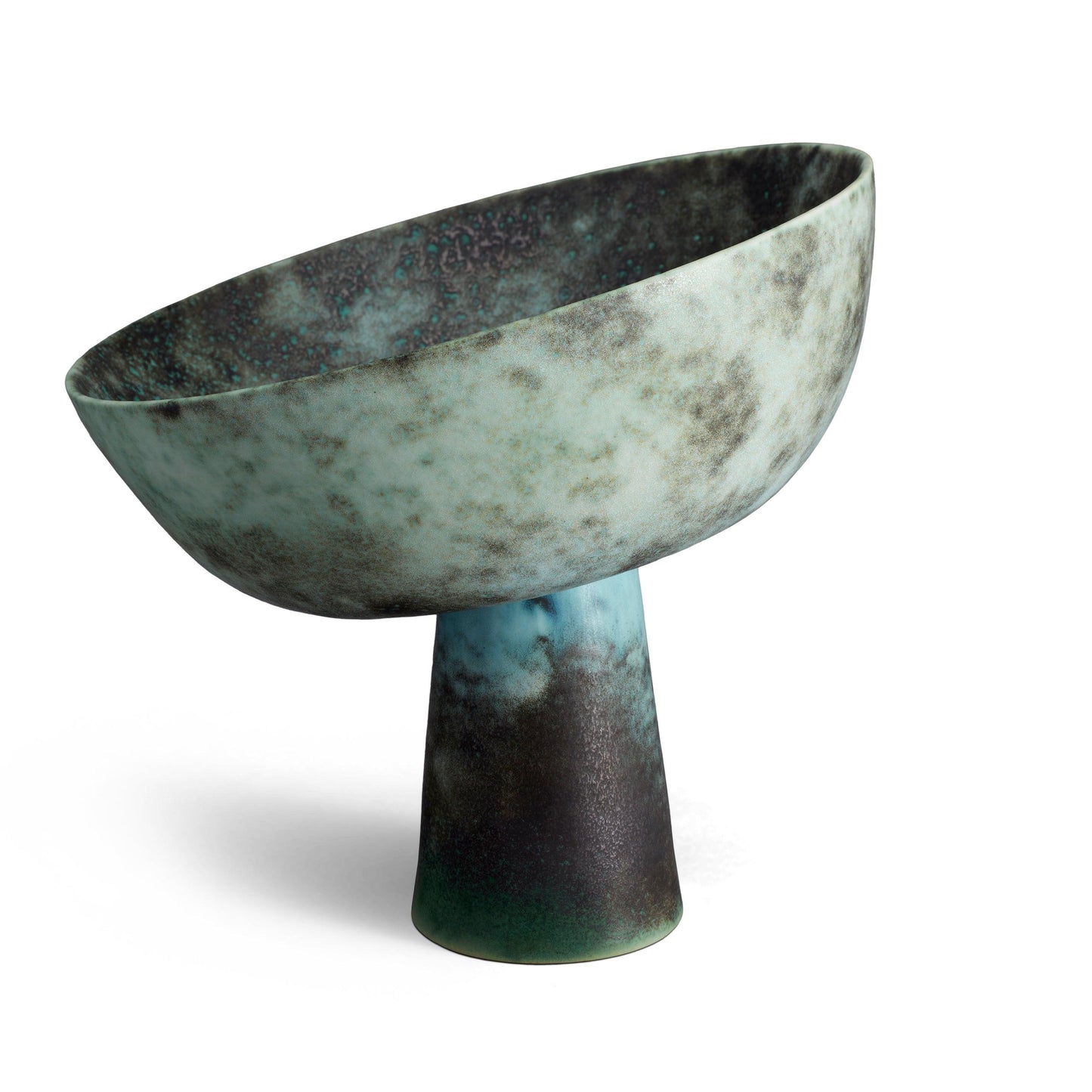 Terra Bowl on Stand Medium Bronze 1