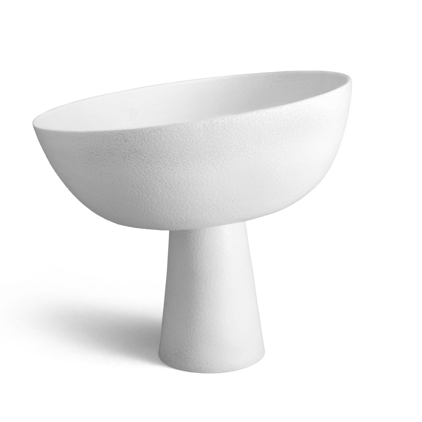 Terra Bowl on Stand Medium Stone 1