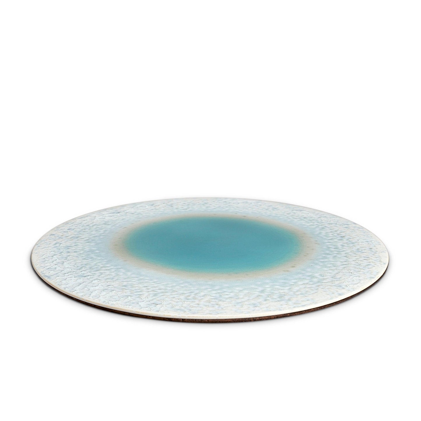 Terra Placemat Platter Seafoam styled
