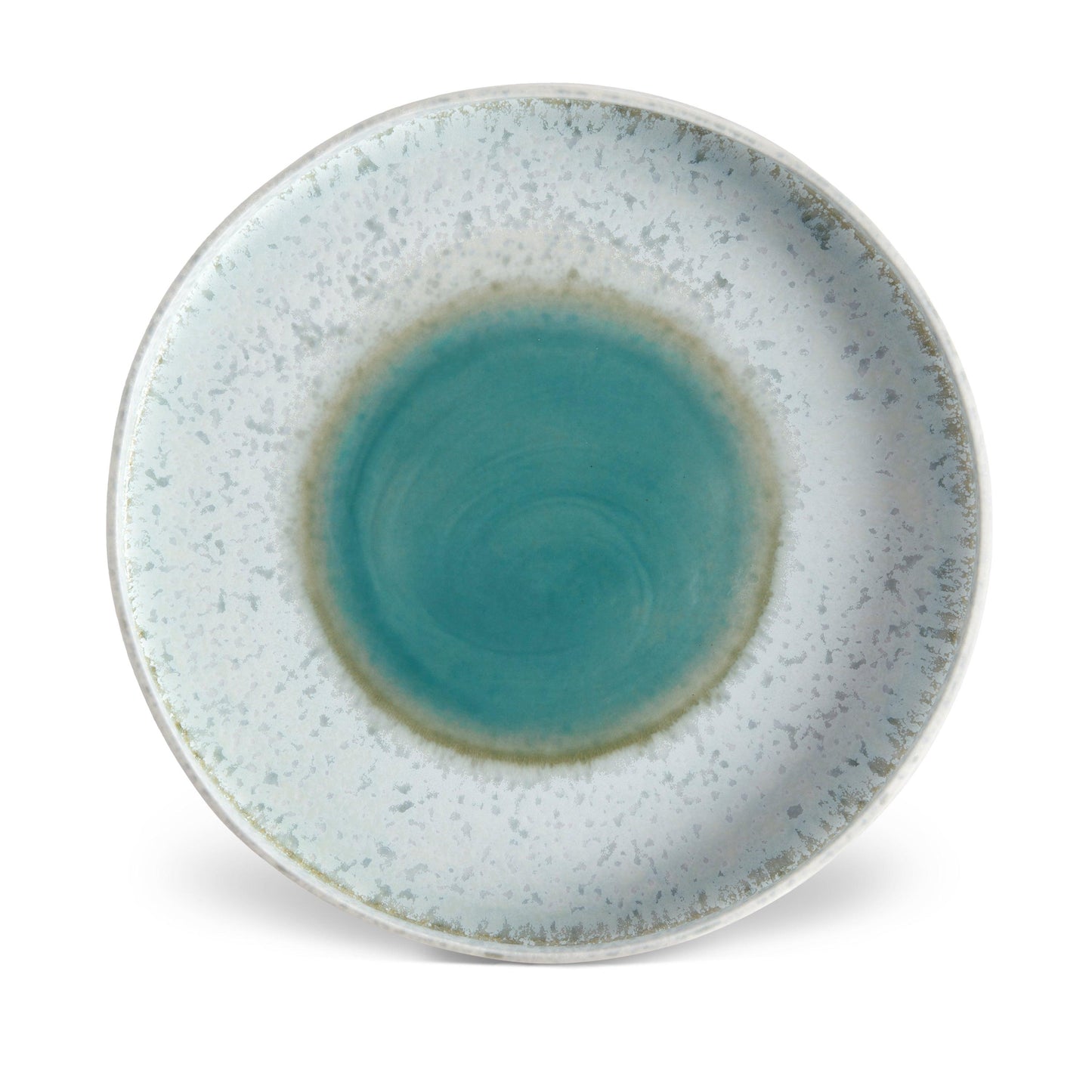 Terra Round Platter Large Seafoam 1