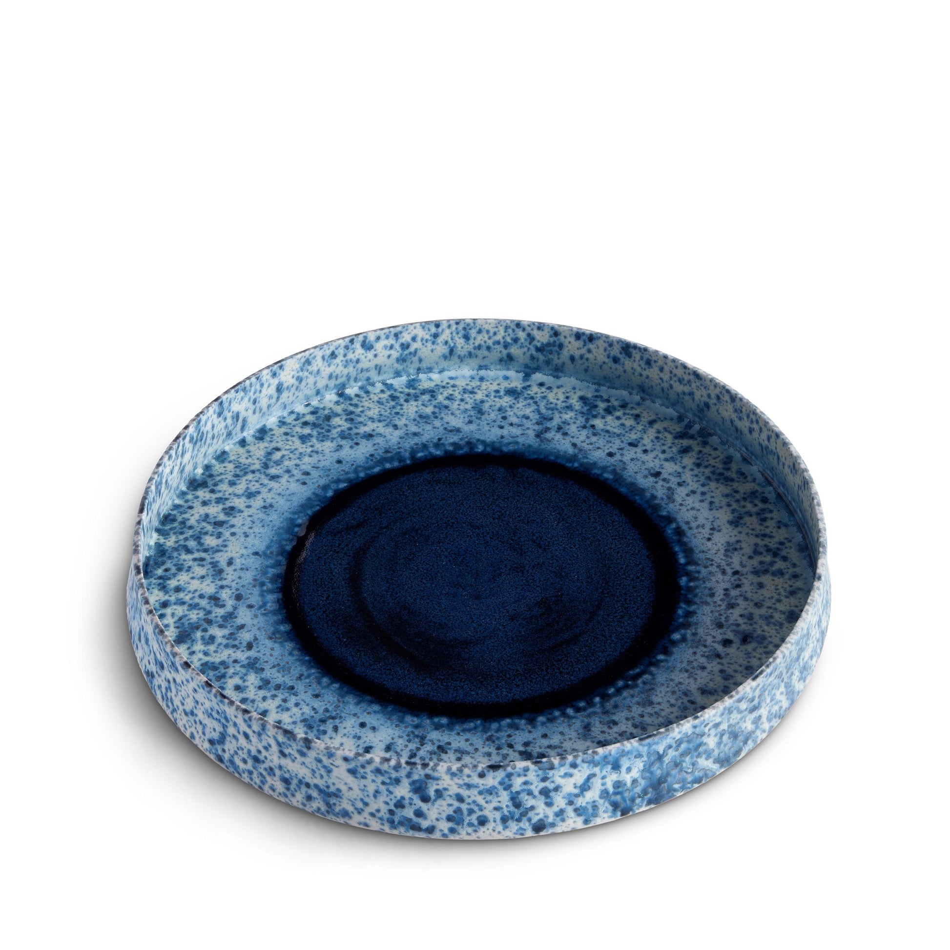Terra Round Platter Medium Navy 2