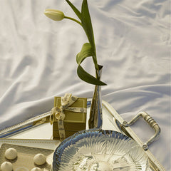 Christofle Cardinal silver-plated vase