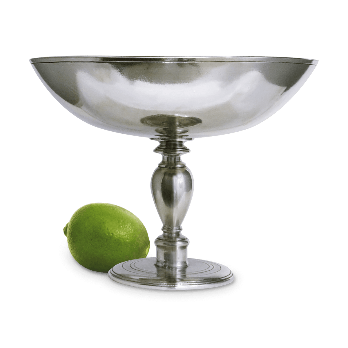MATCH Venezia engraved pewter pedestal bowl
