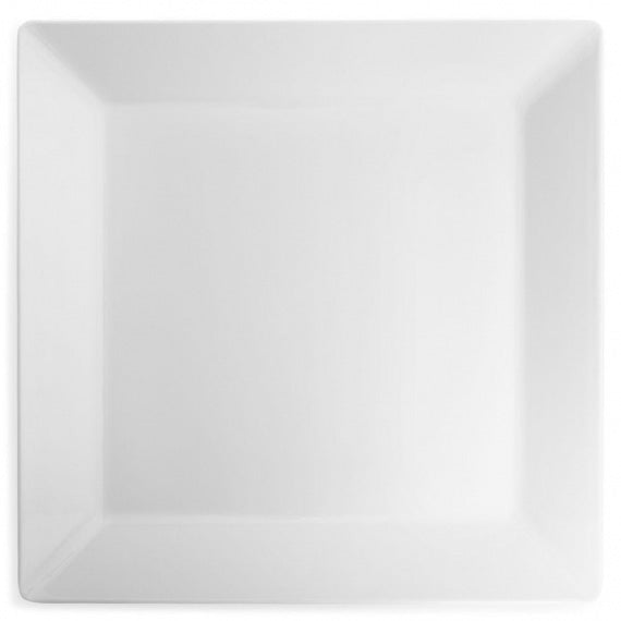 Q SQUARED Diamond Melamine Square Platter Set of 4