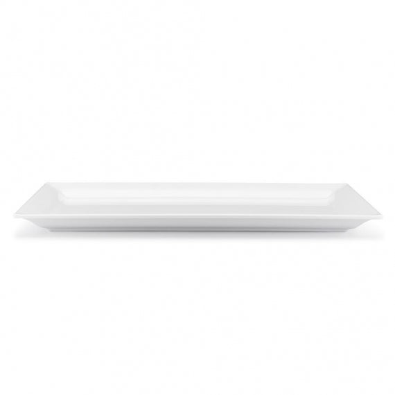 Q SQUARED Diamond Melamine Rectangle Platter Set of 4
