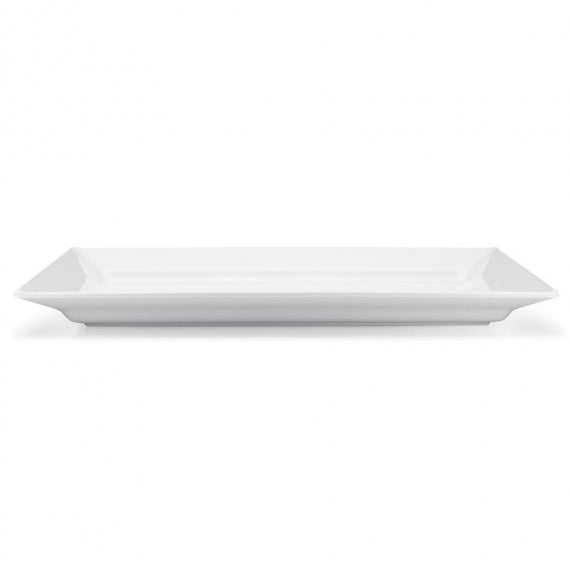 Q SQUARED Diamond Melamine Rectangle Platter Set of 4