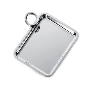 CHRISTOFLE Silver Plated Single-Handle Tray