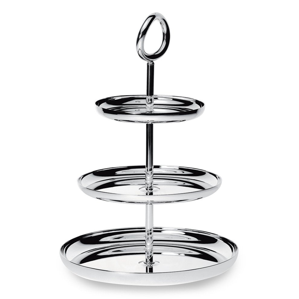 Silver Plated Three-Tier Dessert Stand