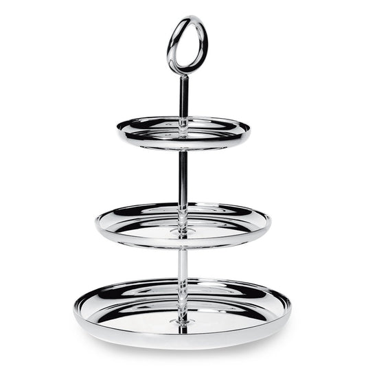 Silver Plated Three-Tier Dessert Stand