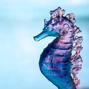 DAUM Seahorse Mer de Corail