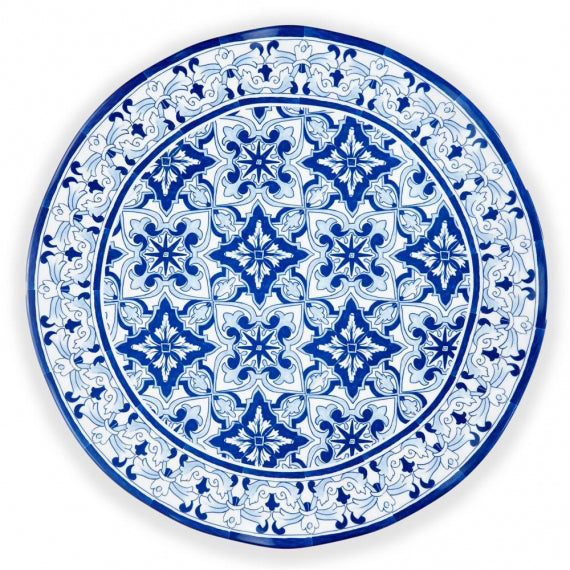 Q SQUARED Talavera Melamine Platter Set of 4
