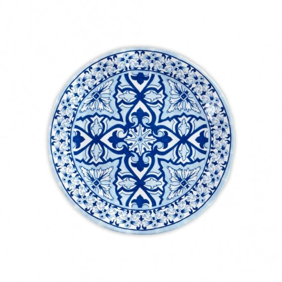 Q SQUARED Talavera Melamine Salad Plate Set of 8