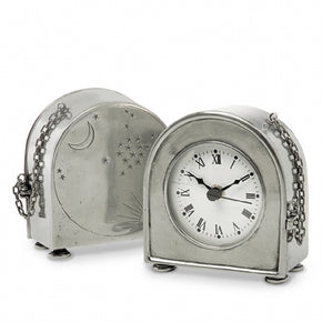 MATCH PEWTER Table Clock