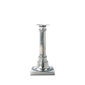 MATCH PEWTER Square Based Candlestick