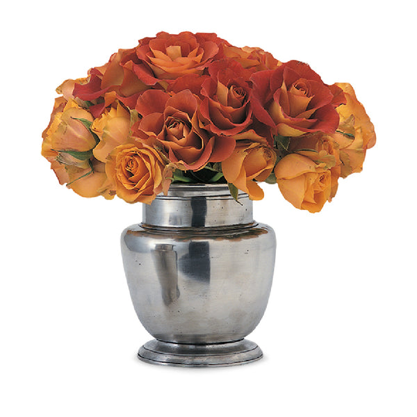 MATCH PEWTER Rimmed Vase