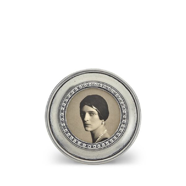 MATCH PEWTER Veneto Round Frame