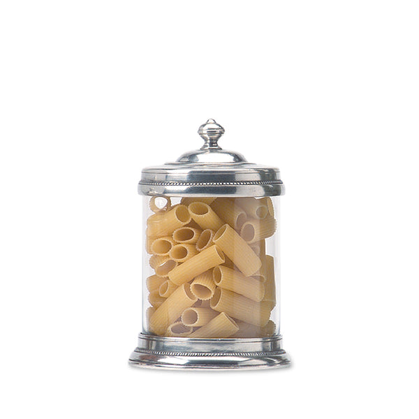 MATCH PEWTER Glass Canister