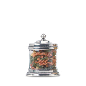 MATCH PEWTER Glass Canister