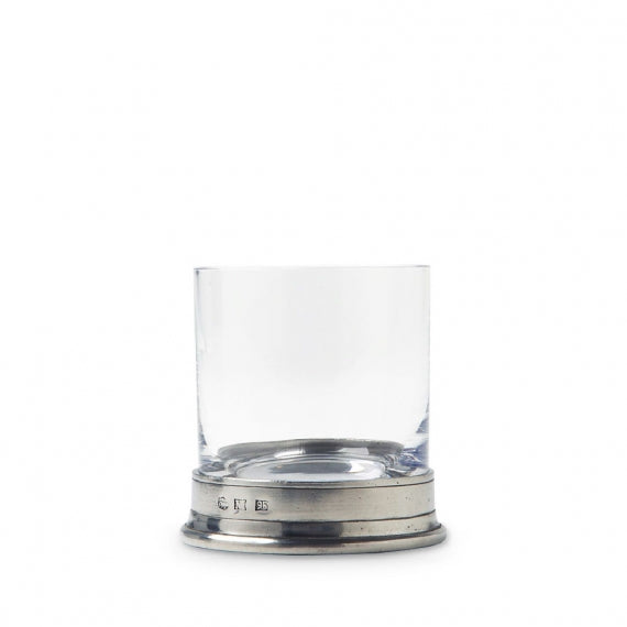 MATCH PEWTER Rocks Glass Set of 2