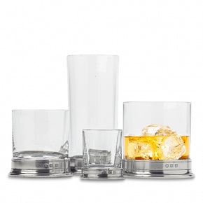 MATCH PEWTER Rocks Glass Set of 2