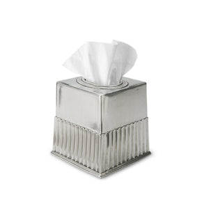 MATCH PEWTER Impero Tissue Box Square