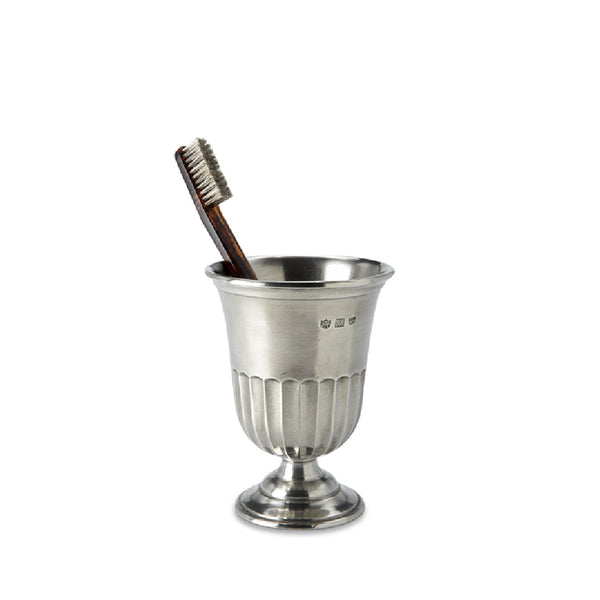 MATCH PEWTER Impero Toothbrush Cup