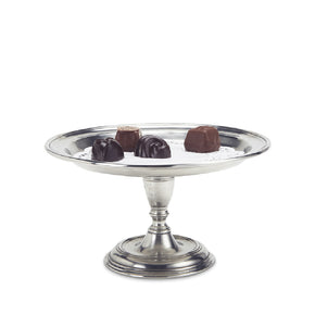 MATCH PEWTER Pedestal Tray
