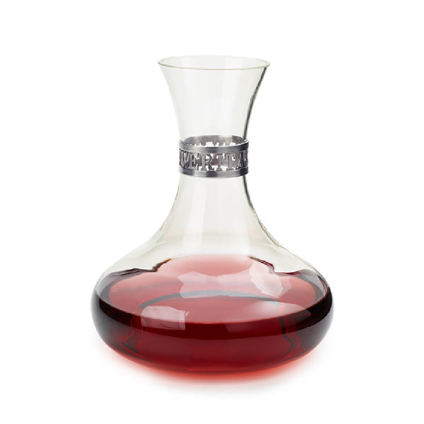 MATCH PEWTER In Vino Veritas Decanter