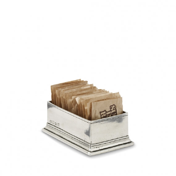 MATCH PEWTER Sugar Packet / Business Card Holder