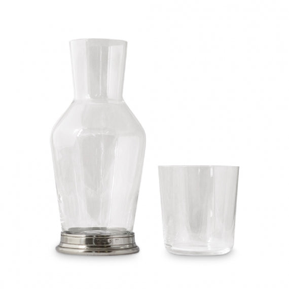 MATCH PEWTER Bedside Carafe and Tumbler