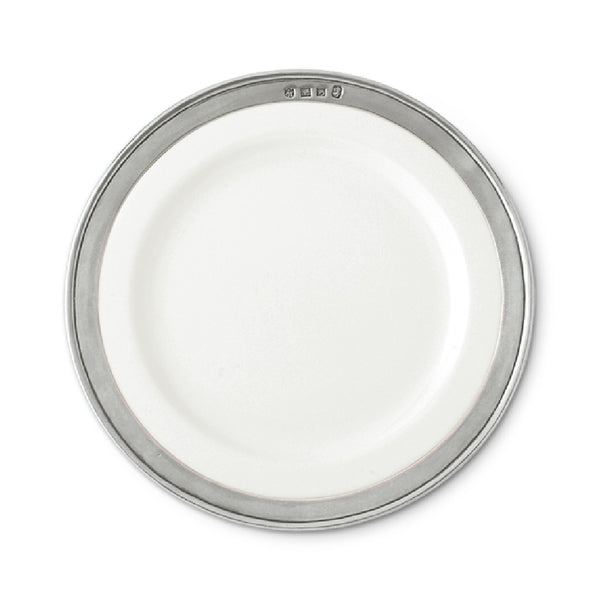 MATCH PEWTER Convivio Salad / Dessert Plate Set of 4