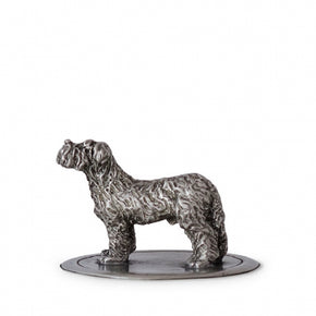 MATCH PEWTER Convivio Cookie Jar with Dog Finial