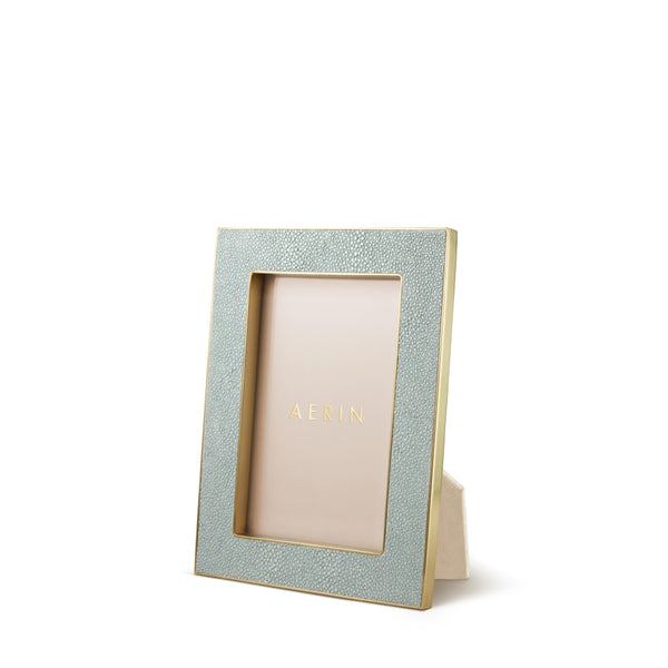 AERIN Classic Shagreen Frame - Mist