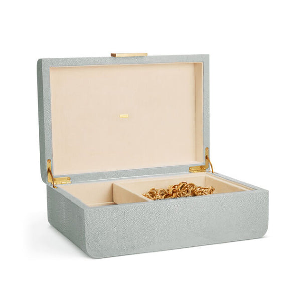 AERIN Modern Shagreen Jewelry Box