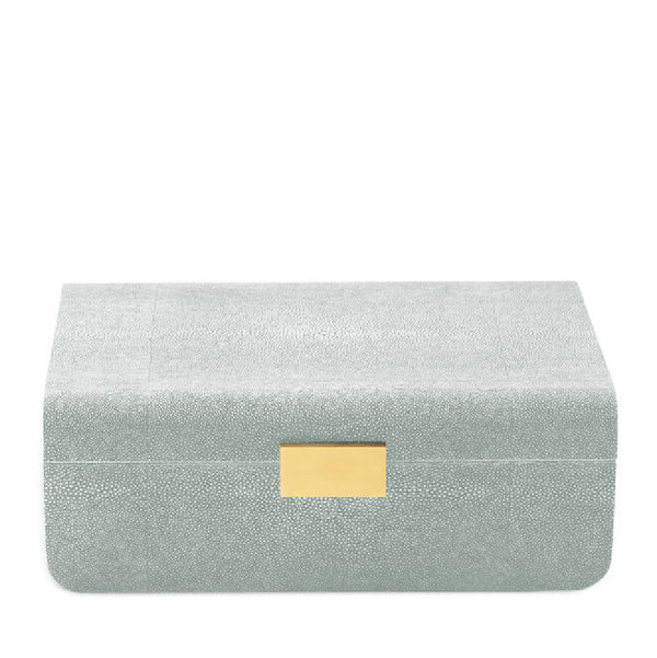 AERIN Modern Shagreen Jewelry Box