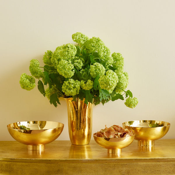 Gilded Clover Vase