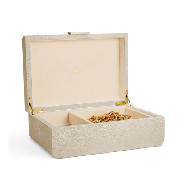 AERIN Modern Shagreen Jewelry Box