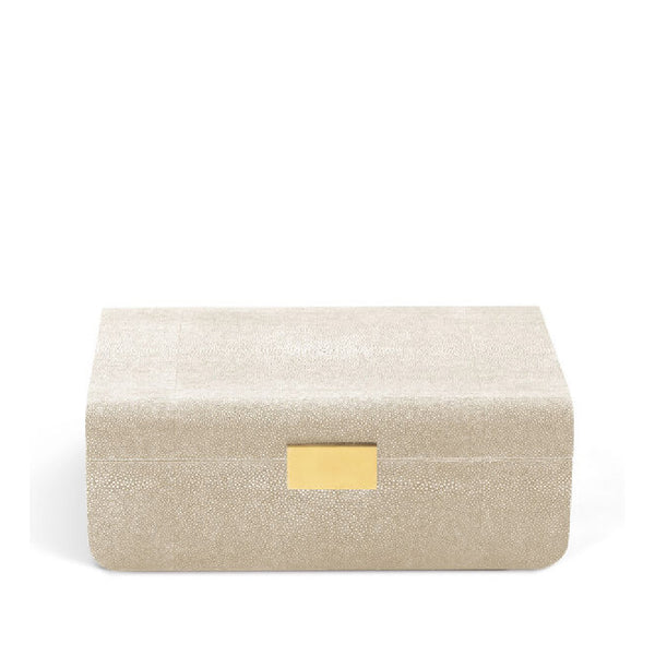AERIN Modern Shagreen Jewelry Box