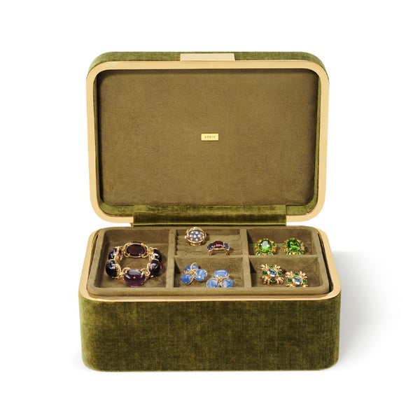 AERIN Beauvais Velvet Jewelry Box