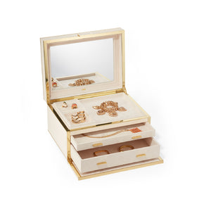 AERIN Luxe Shagreen Jewelry Box
