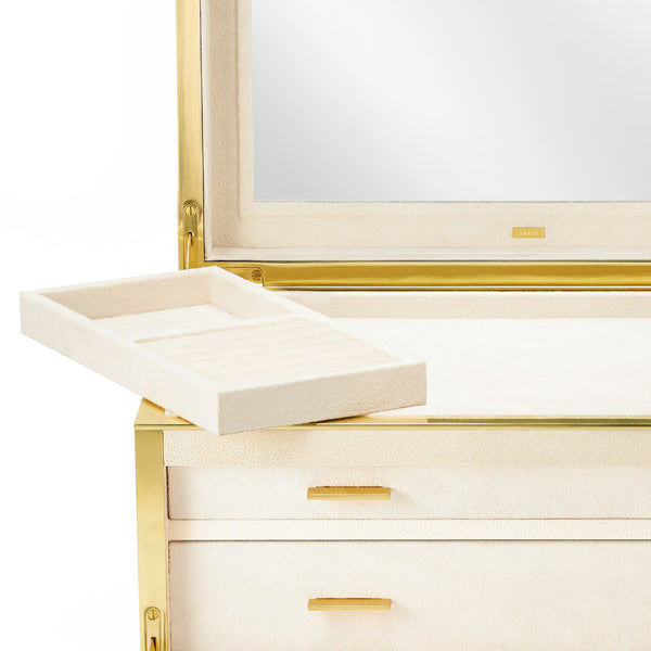 AERIN Luxe Shagreen Jewelry Box