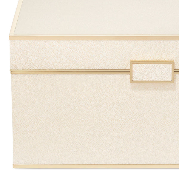AERIN Luxe Shagreen Jewelry Box