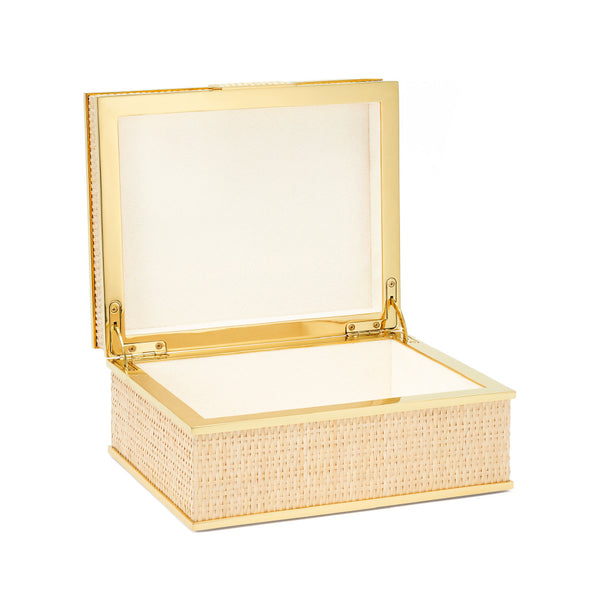 AERIN Colette Cane Jewelry Box
