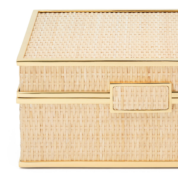 AERIN Colette Cane Jewelry Box